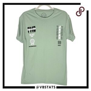 CVLA Men's No‎ Limit PMD Graphic Crew Neck Short Sleeve T-Shirt Sage Size Small